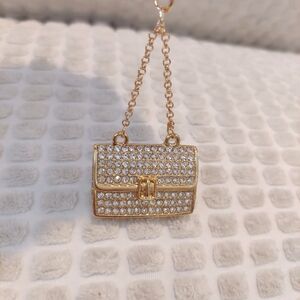 New Rhinestone Purse Keyring Purse Charm